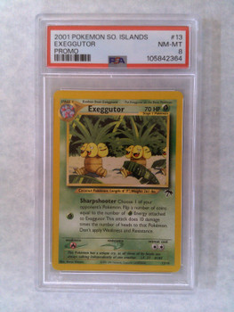 Pokemon PSA 8 Exeggutor 13/18 Southern Islands Promo