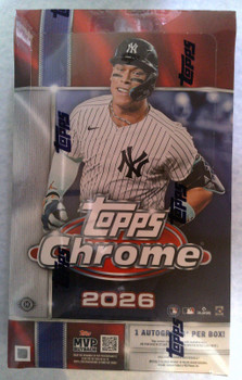 2026 Topps Chrome Baseball Hobby Box
