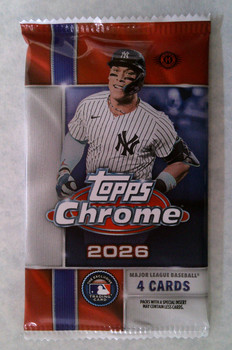 2026 Topps Chrome Baseball Hobby Pack