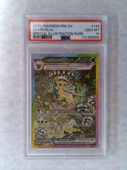 Pokemon PSA 10 Leafeon EX Prismatic Evolutions SIR 144/131