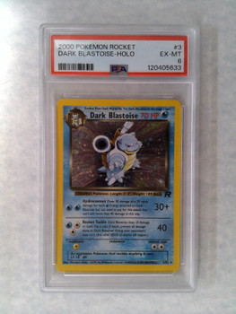 Pokemon PSA 6 Dark Blastoise Holo Rocket 3/82