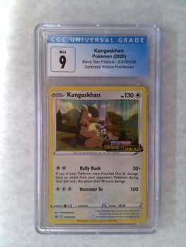 Pokemon CGC 9 Kangaskhan Darkness Ablaze Promo SWSH038