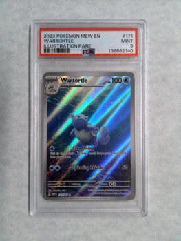 Pokemon PSA 9 Wartortle 151 IR 171/165