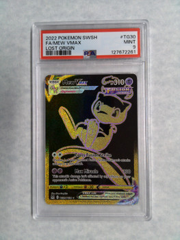 Pokemon PSA 9 Mew VMAX Lost Origin FA TG30/TG30