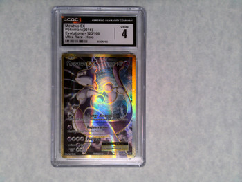 Pokemon CGC 4 Mewtwo EX Evolutions Ultra Rare 103/108