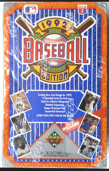 1992 Upper Deck Baseball Series 1 Hobby Box