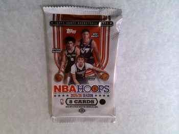2025-26 NBA Hoops Topps Basketball Hobby Pack