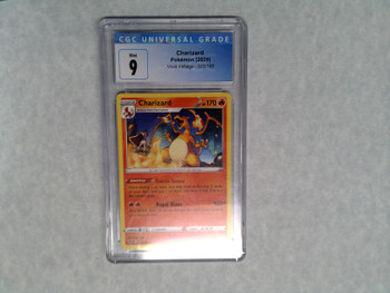 CGC 9 Pokemon Charizard Vivid Voltage 025/185