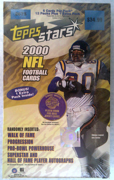 2000 Topps Stars Football Retail Box