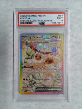 Pokemon PSA 9 Eevee EX Prismatic Evolutions SIR 167/131