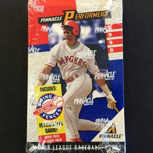 1998 Pinnacle Performers Baseball Hobby Box