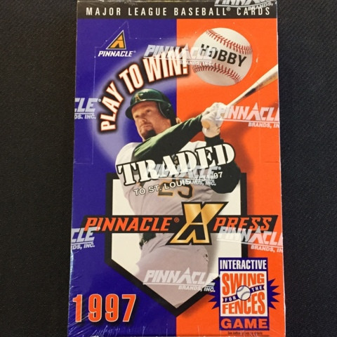 1997 Pinnacle XPress Baseball Hobby Box - Card Exchange Sports