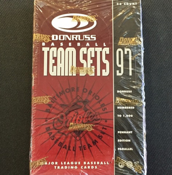 1997 Donruss Team Sets Baltimore Orioles Baseball Hobby Box