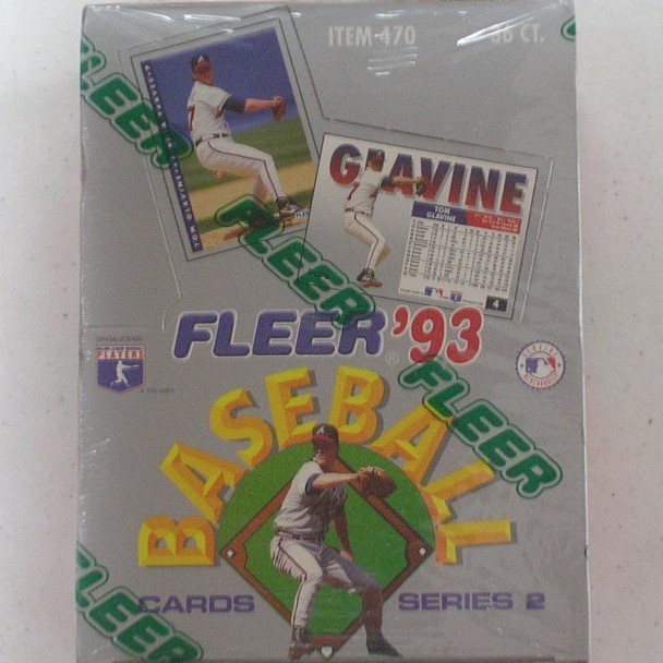 1993 Fleer Series 2 Baseball Hobby Box