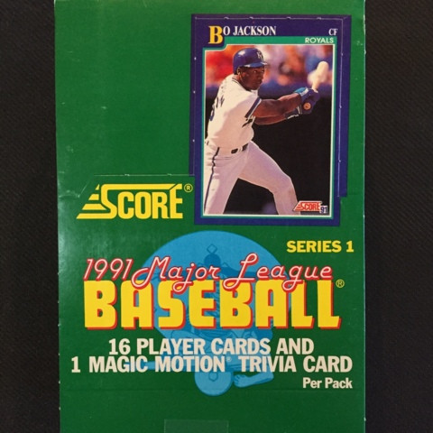 1991 Score Series 1 Baseball Wax Box