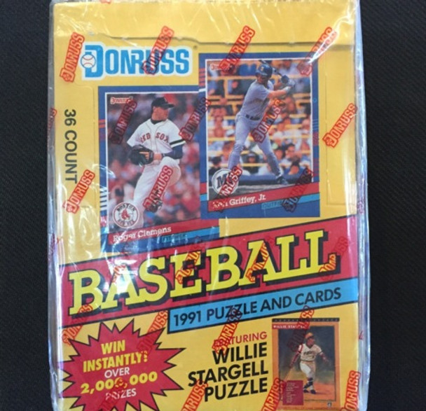 1991 Donruss Baseball Series 1 Hobby Box