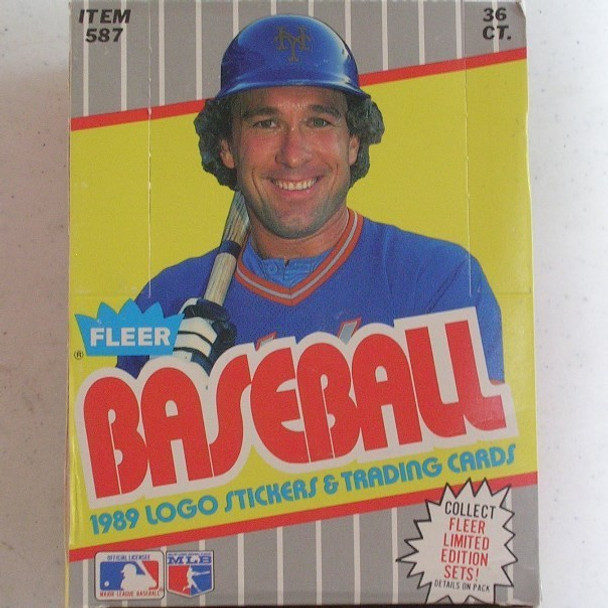 1989 Fleer Baseball Wax Box