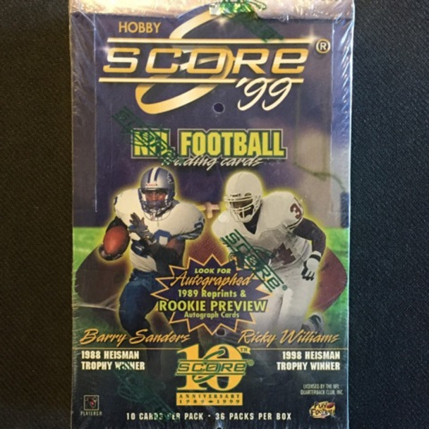 1999 Score Football Hobby Box