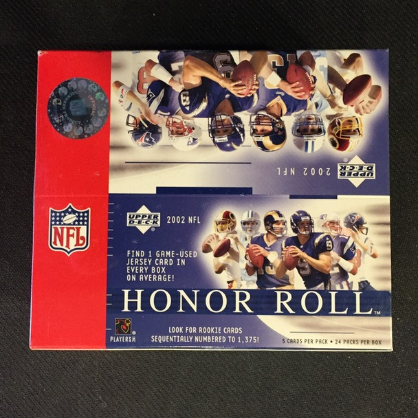 2002 Upper Deck Honor Roll Football Hobby Box