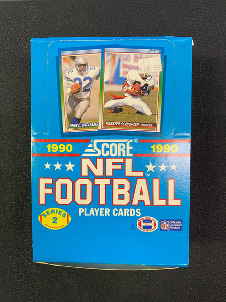 1990 Score Series 2 Football Hobby Box