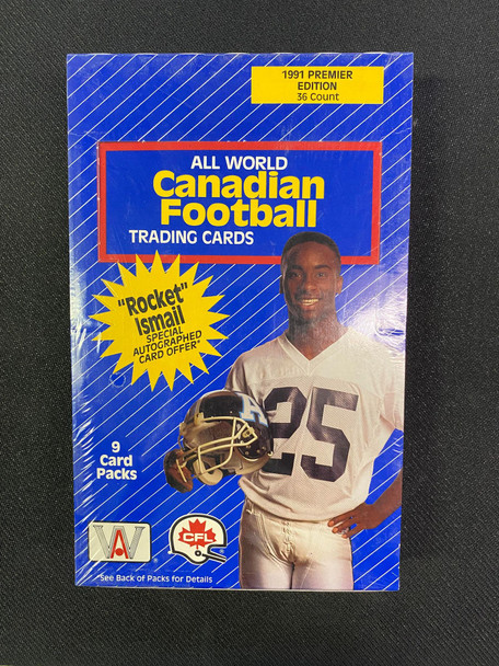 1991 All World Canadian Football Hobby Box