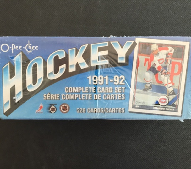 1991-92 O-Pee-Chee Complete Set Hockey Hobby Box