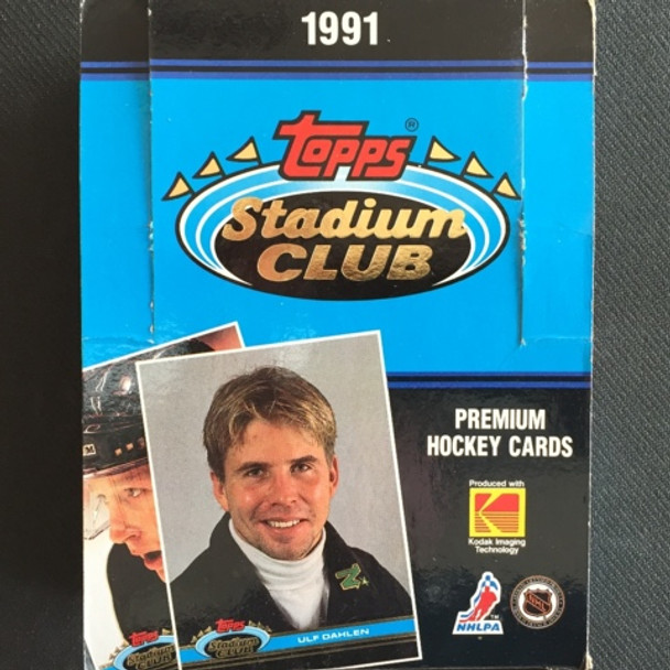 1991-92 Topps Stadium Club Hockey Hobby Box
