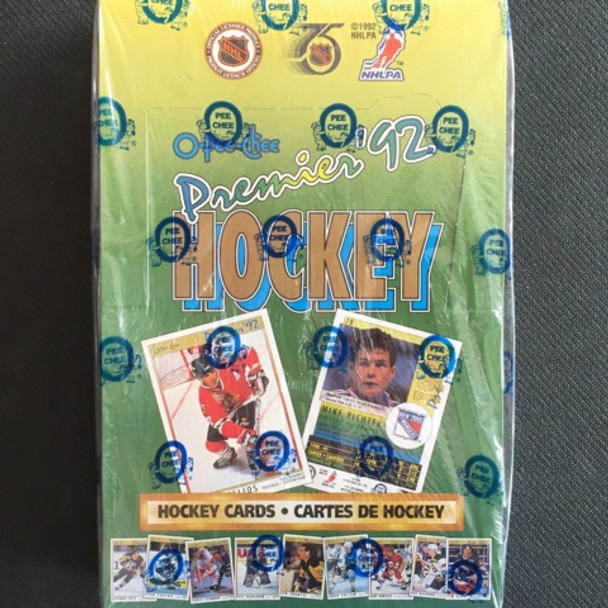 1992-93 O-Pee Chee Premier Hockey Hobby Box