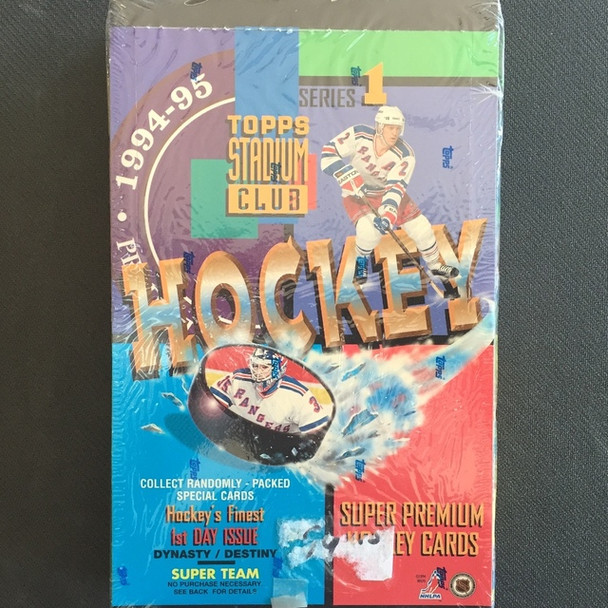 1994-95 Topps Stadium Club Series 1 Hockey Hobby Box