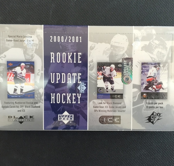 2000-01 Upper Deck Rookie Update Hockey Hobby Box