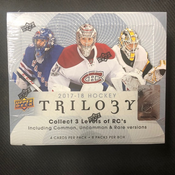 2017/18 Upper Deck Trilogy Hockey Hobby Box