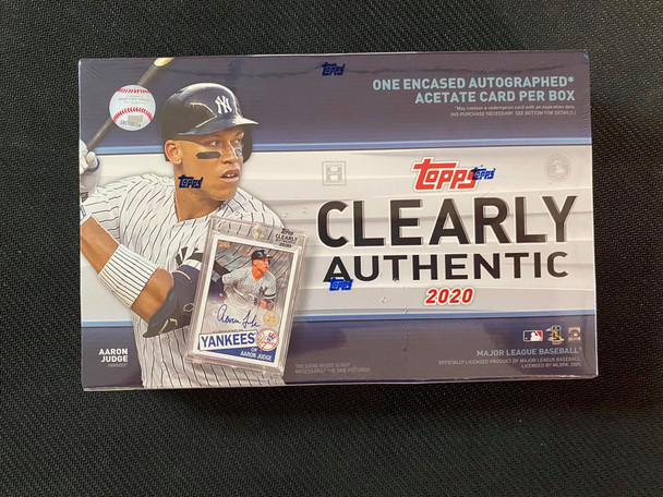 2020 Topps Clearly Authentic Baseball Box
