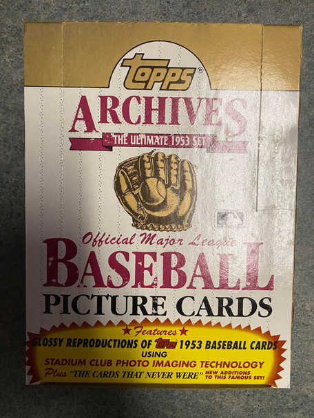 1991 Topps Archives the Ultimate 1953 Set Baseball Box