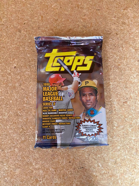 1998 Topps Series 2 Baseball Hobby Pack