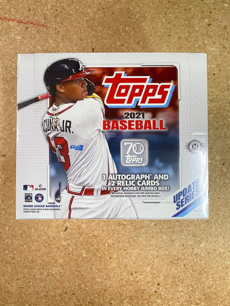 2021 Topps Update Series Baseball Jumbo Box