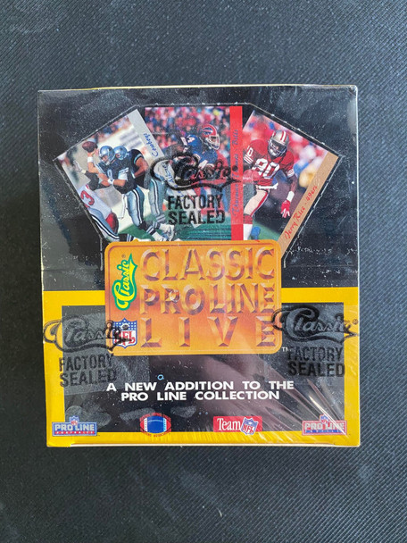 1993 Classic Pro Line Live Football Box