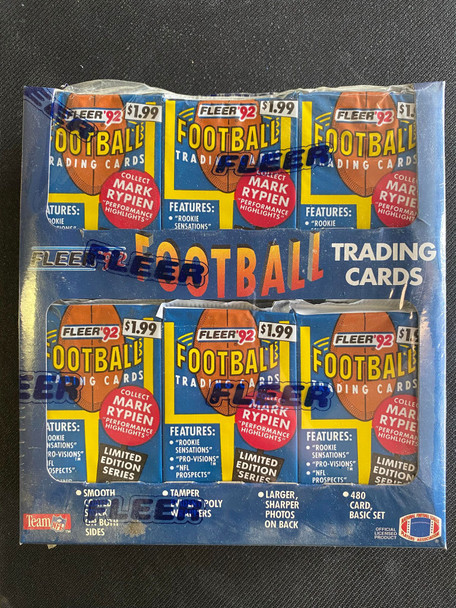 1992 Fleer Football Jumbo Box