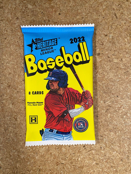 2022 Topps Heritage Minor League Baseball Hobby Pack