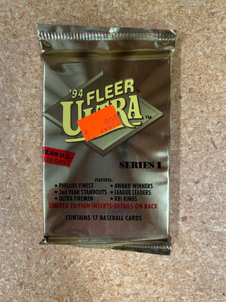1994 Fleer Ultra Series 1 Baseball Pack