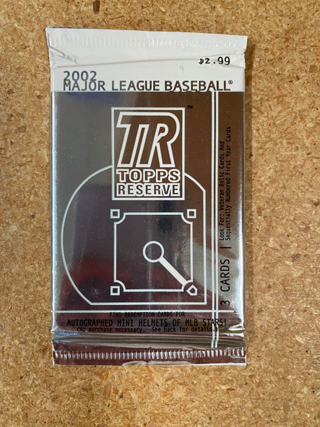 2002 Topps Reserve Baseball Retail Pack