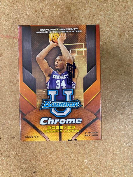 2022/23 Bowman University Chrome Basketball Blaster Box