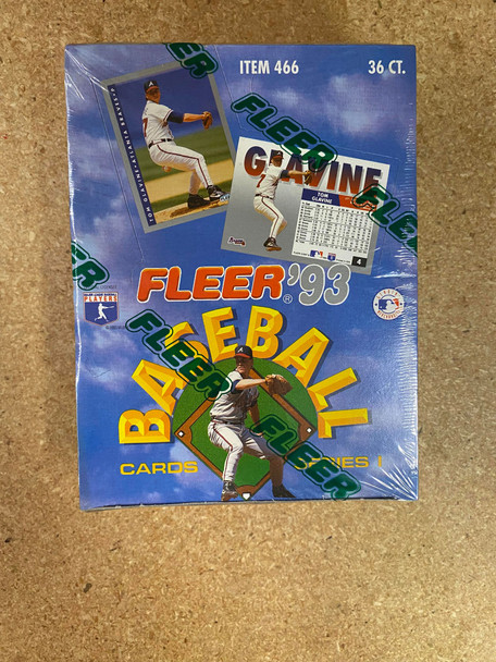 1993 FLEER BASEBALL SERIES 1 HOBBY BOX