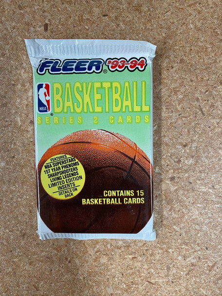 1993-94 Fleer Series 2 Basketball Pack