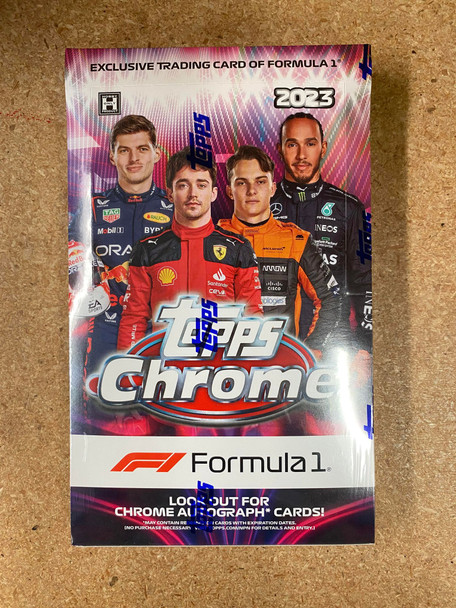 2023 Topps Chrome Formula 1 Racing Hobby Box