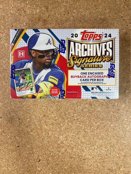 2024 Topps Archives Signature Series Baseball Box