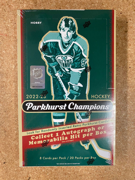 2022/23 Upper Deck Parkhurst Champions Hockey Hobby Box