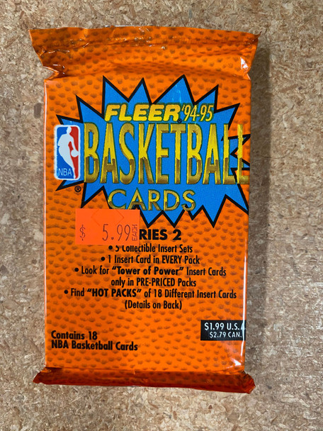 1994/95 Fleer Series 2 Pre-Priced Basketball Pack