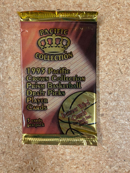 1995 Pacific Crown Collection Prism Draft Pick Basketball Pack