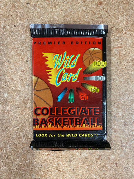 1991 Wild Card Premier Edition Collegiate Basketball Pack