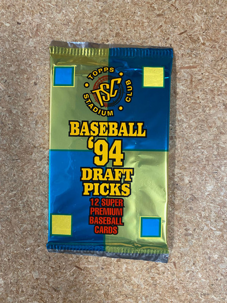 1994 Topps Stadium Club Draft Picks Baseball Hobby Pack